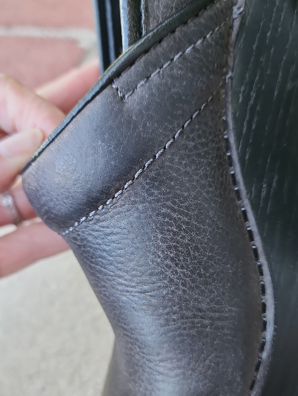 Dansko Dark Brown Leather Slip-On Clogs - Picture 16 of 17
